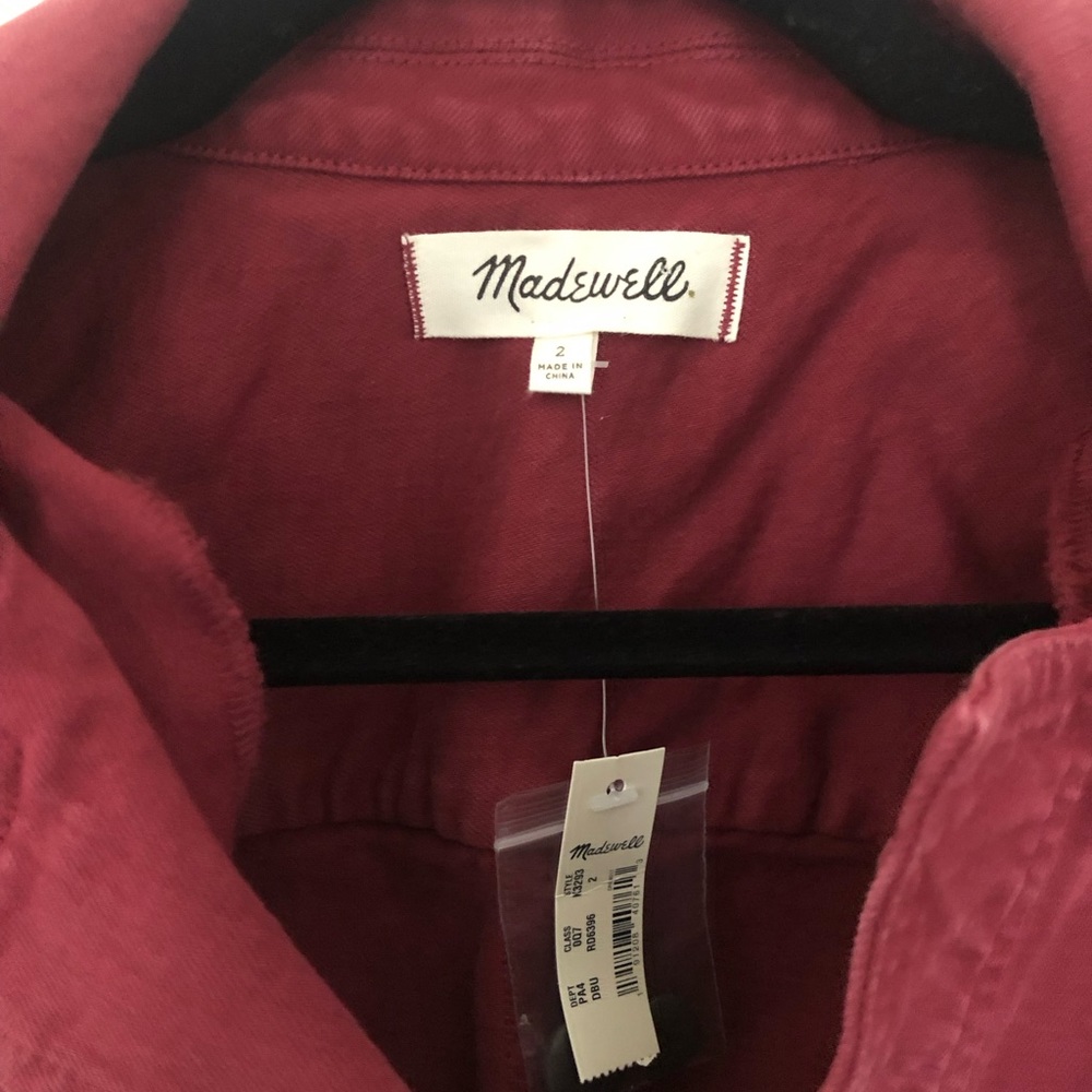 Madewell Red Utility Jumpsuit - Picture 3 of 4